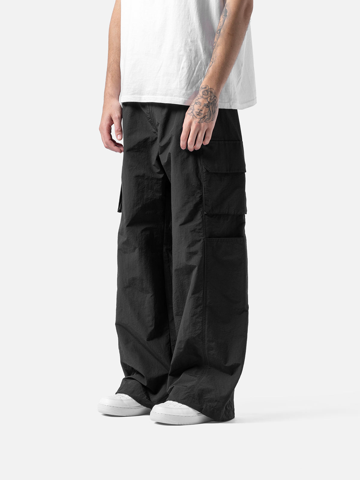 W3 Cargo Pants - Black | Blacktailor