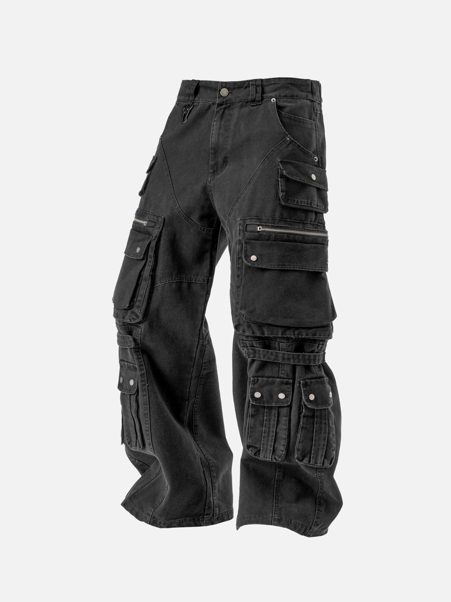 W90 Cargo Pants Washed Black – BLACKTAILOR