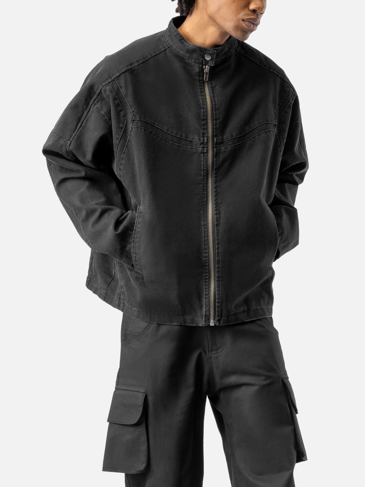 CANVAS RACER JACKET