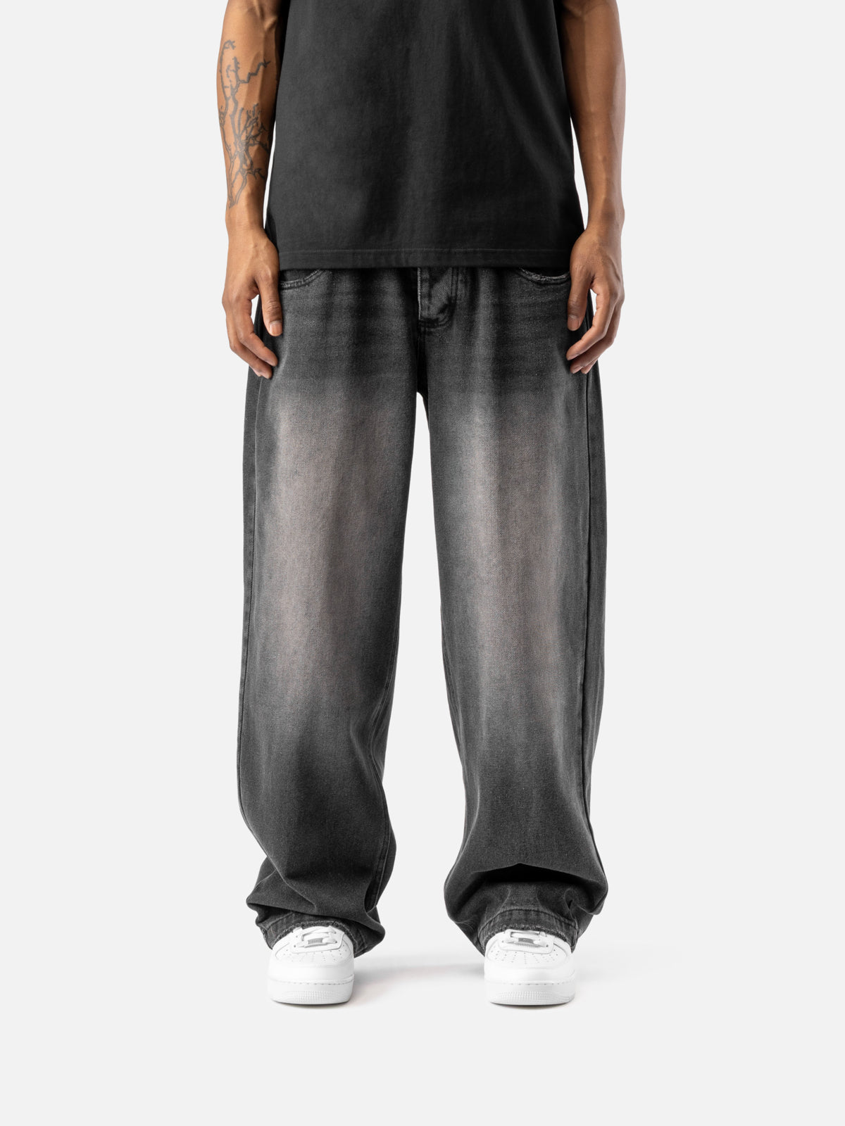 Double Waist Denim Graphite – BLACKTAILOR