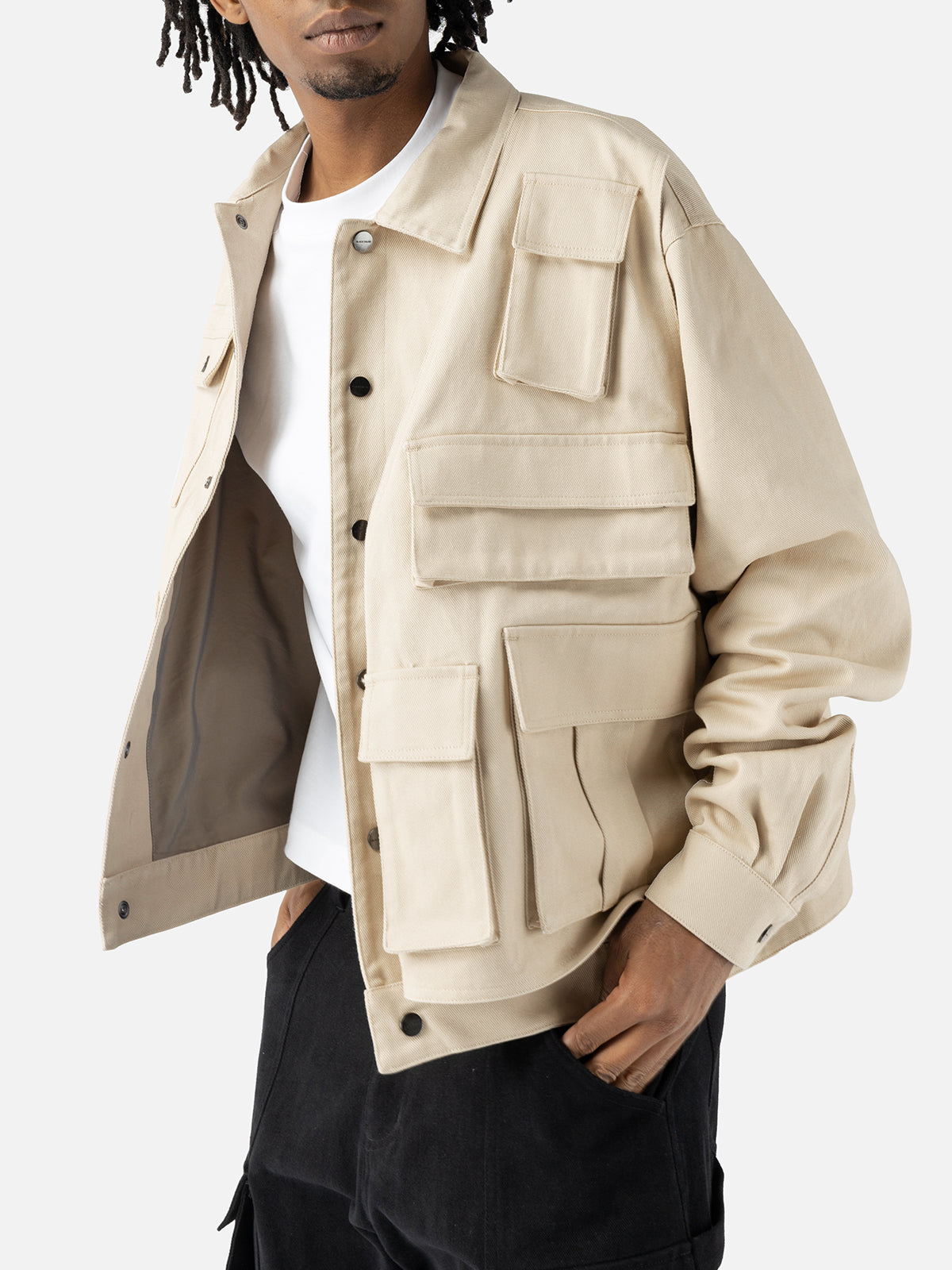 LAYERED UTILITY SHIRT
