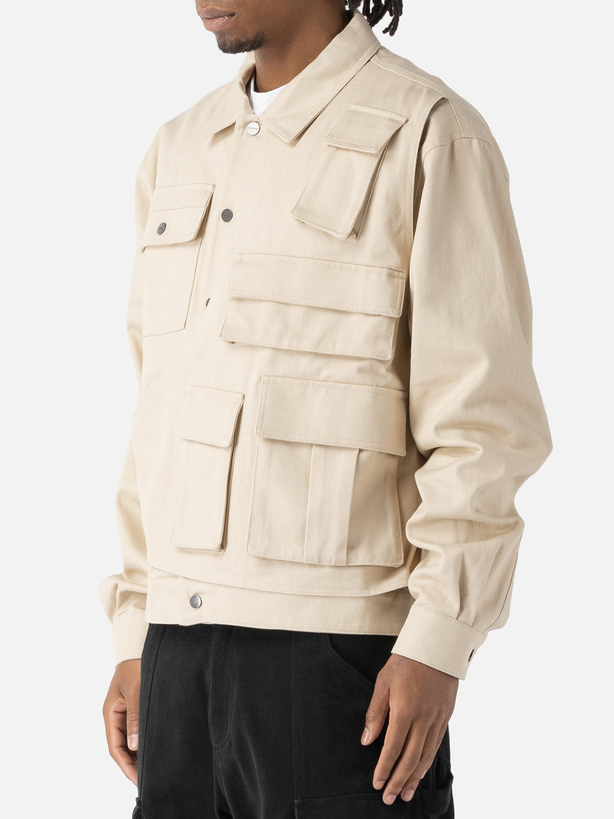 LAYERED UTILITY SHIRT