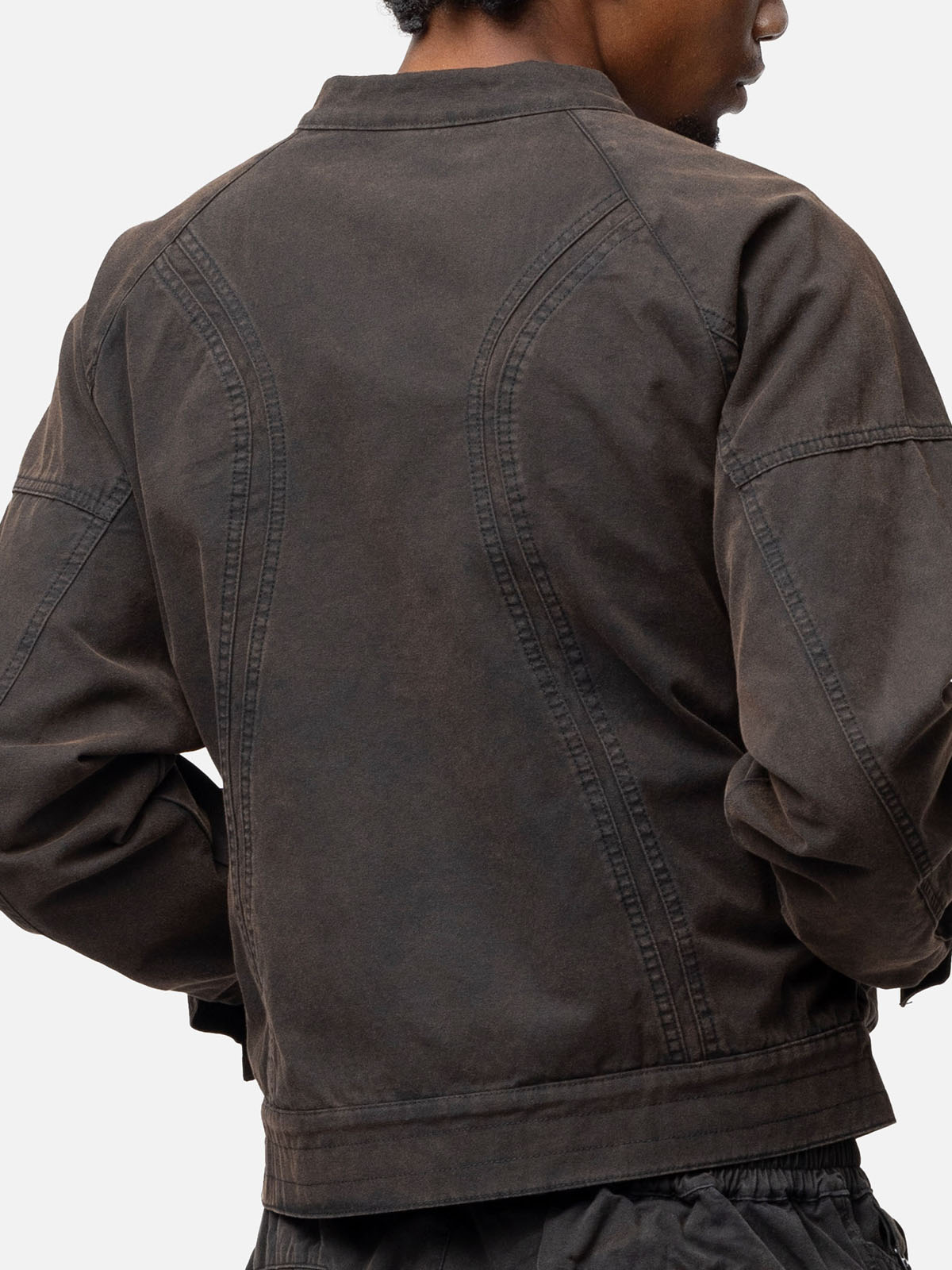 CANVAS BIKER JACKET