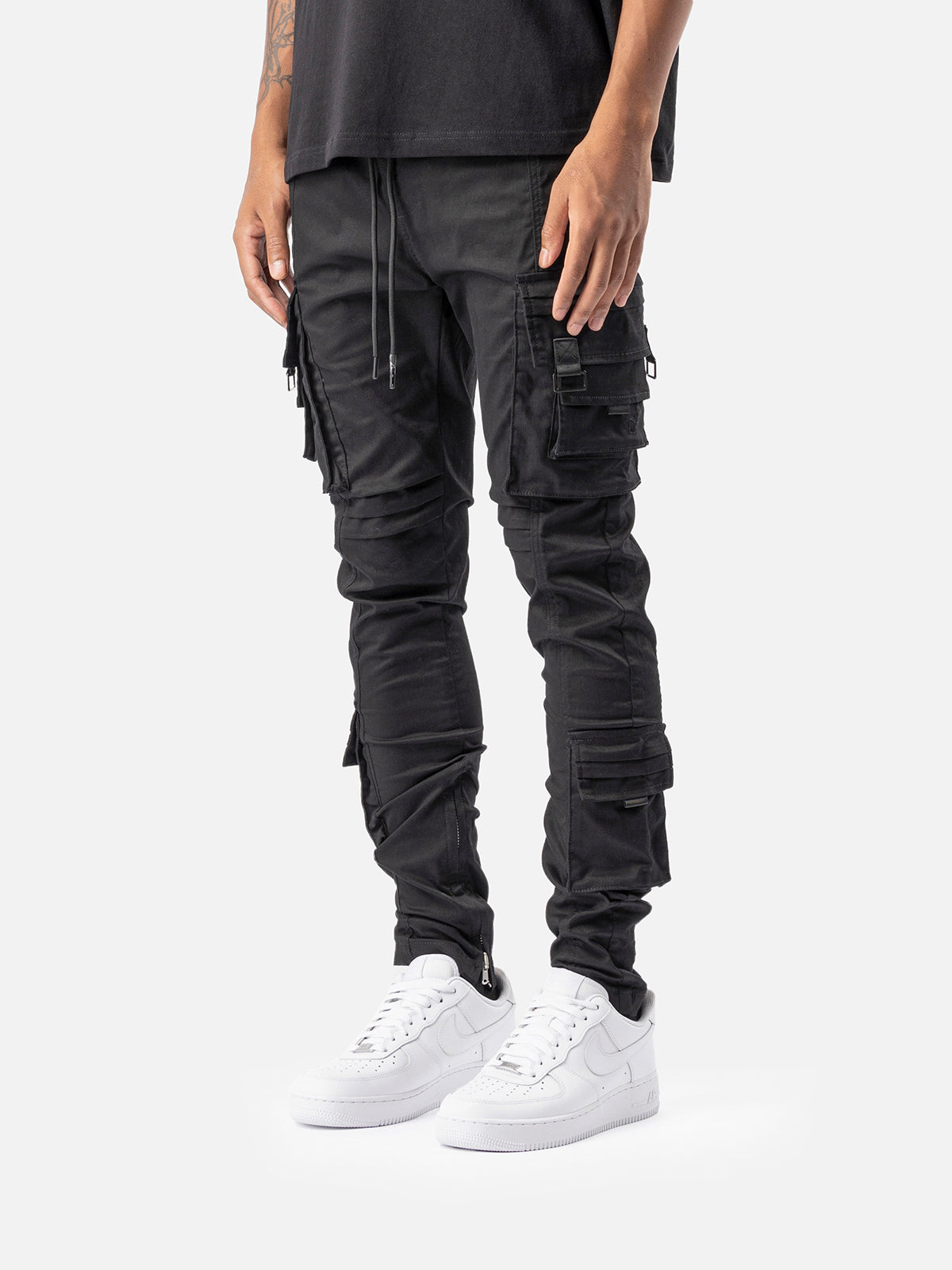 Black/Grey Camo Cargo Pants – ENSLAVED