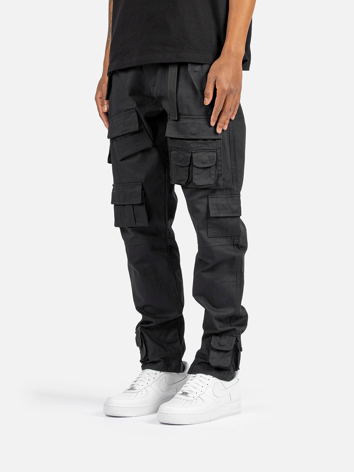 HOUZHOU Baggy Pants for Men Parachute Vintage Oversize Joggers Harajuku  Streetwear Sweatpants Black Wide Leg Trousers Male