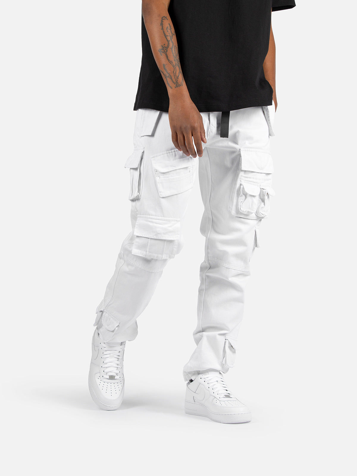 X1 Cargo Pants - White | Blacktailor