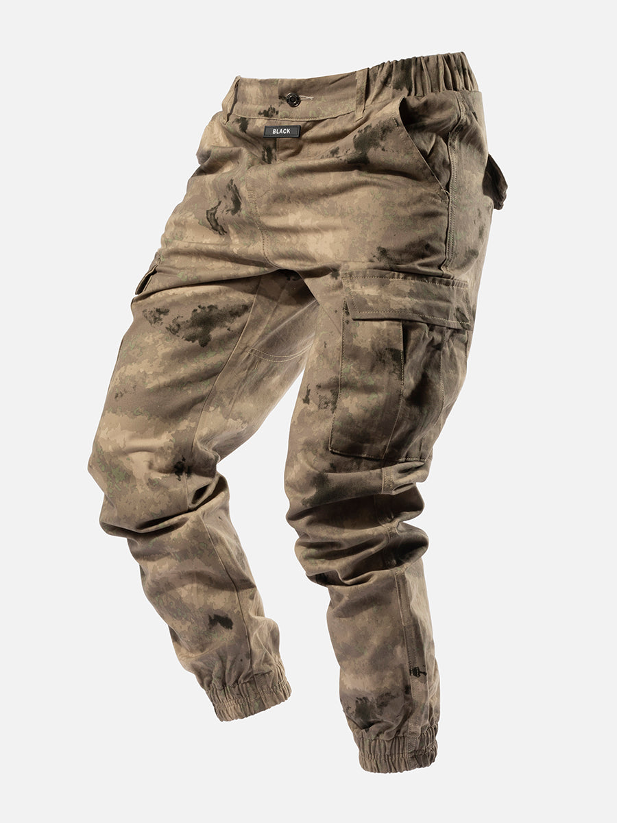 C11 Jogger Cargo Pants - Khaki Camo